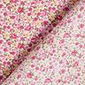 Baumwollpopeline Millefleurs – weiss/rosa,  thumbnail number 4