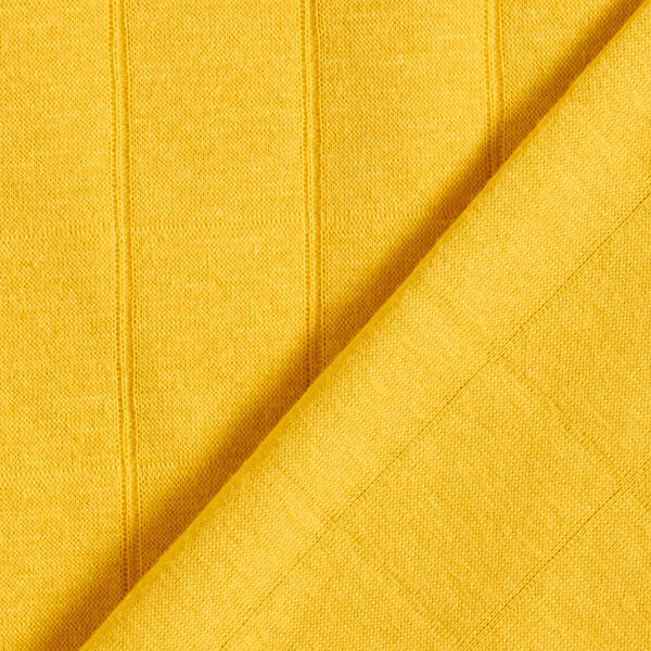 Doppellagiger Jersey Uni – currygelb – Muster, image number 4