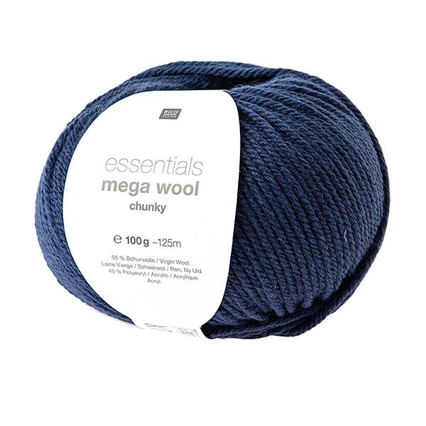Essentials Mega Wool chunky | Rico Design – marineblau,  image number 1