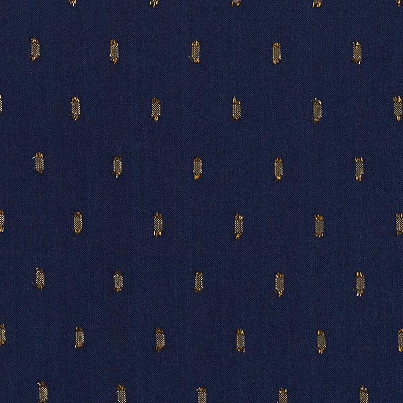 Viskosestoff Glitzertropfen – marineblau,  image number 1