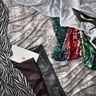 Strickstoff Metallic Print abstrakt – silber metallic/schwarz,  thumbnail number 6