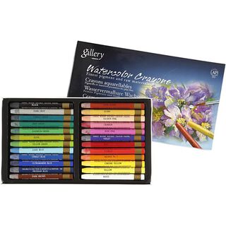 Gallery Aquarell-Kreide [Stärke: 8mm][24 Stück ], 