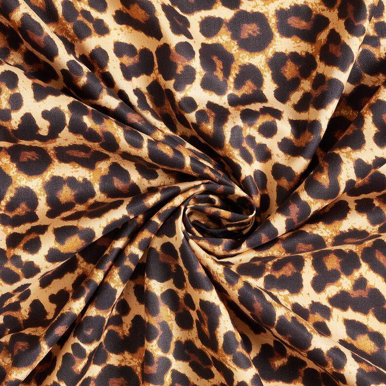Viskosestoff Leo – beige/schwarz, image number 3