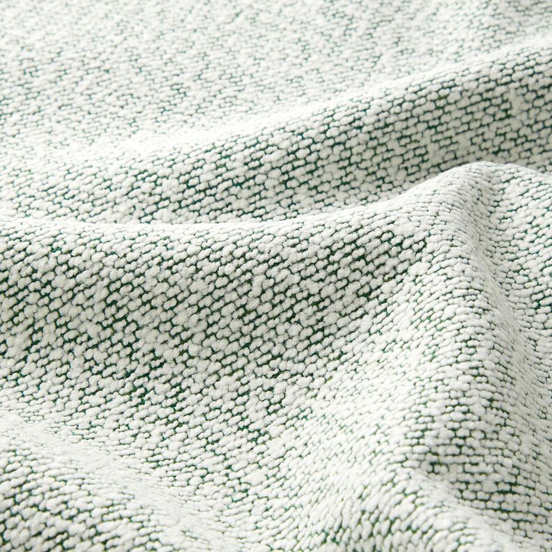 Outdoorstoff feines Bouclé – grün/wollweiss,  image number 3
