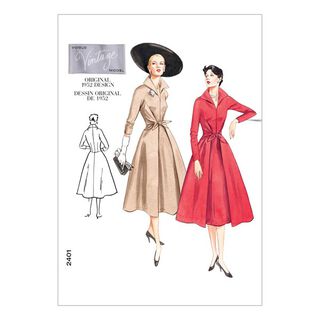 Kleid-Vintage 1952 | Vogue 2401 | 38-42, 