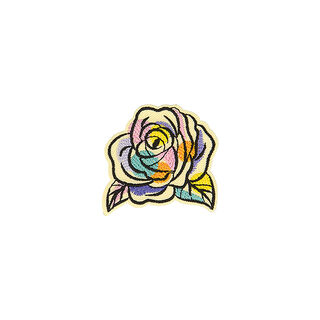 Applikation Rose  – Farbmix, 