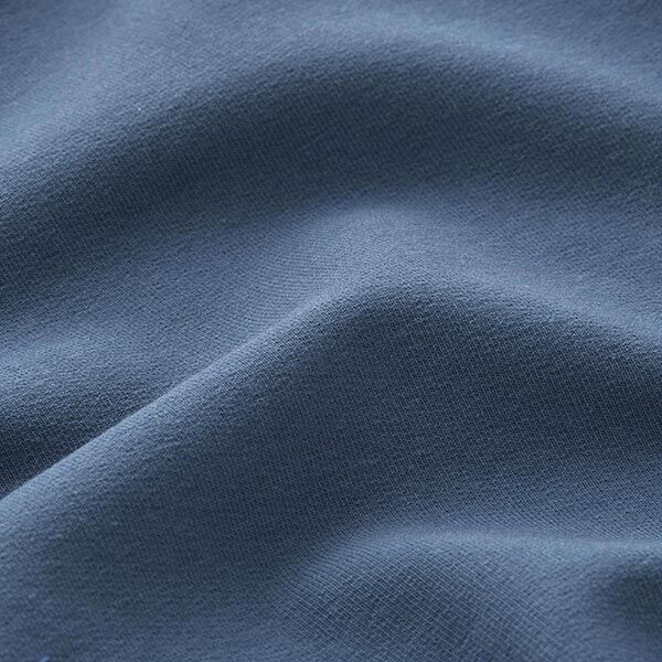 Leichter French Terry Uni – jeansblau | Reststück 50cm