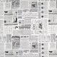Dekostoff Ottoman News – weiss/grau,  thumbnail number 1
