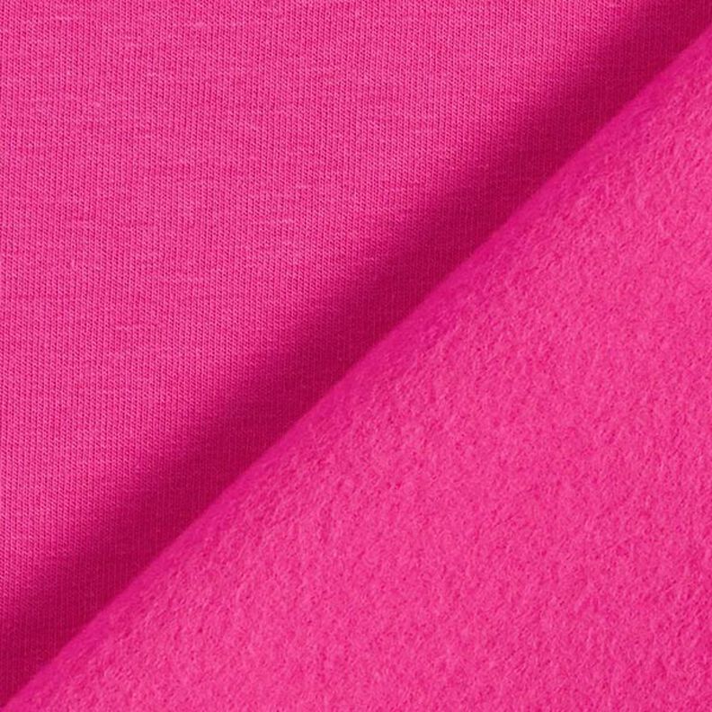 Leichter Baumwollsweat Uni – intensiv pink,  image number 5