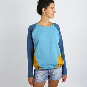 FRAU LILLE Raglansweater mit schrägen Teilungsnähten | Studio Schnittreif | XS-XXL, 
