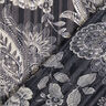 Chiffon Satinstreifen Paisley – marineblau,  thumbnail number 4
