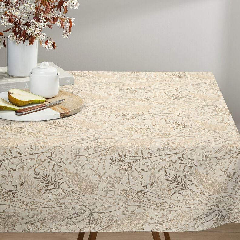 Halbpanama zarte Gr&auml;ser &ndash; natur/beige,  image number 6