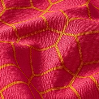 Dekostoff Canvas grafisch – intensiv pink, 