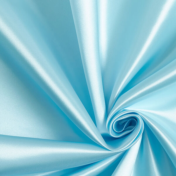 Brautsatin – himmelblau | Reststück 50cm