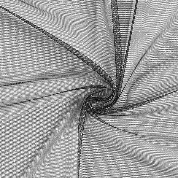 Glitzertüll Royal – schwarz/silber, image number 1