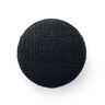 Bezogener Knopf, Leinen Medium – schwarz,  thumbnail number 1
