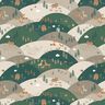 Dekostoff Halbpanama Waldtiere – natur,  thumbnail number 1