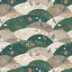 Dekostoff Halbpanama Waldtiere – natur,  thumbnail number 1