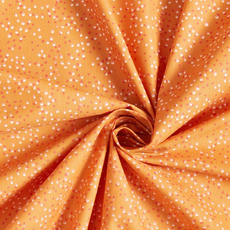 Baumwollstoff Cretonne Pünktchen – pfirsichorange,  image number 3
