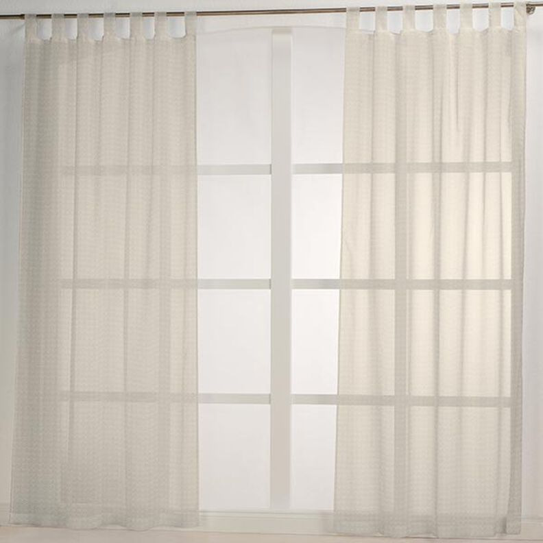 Gardinenstoff Juteoptik 280 cm – natur,  image number 5