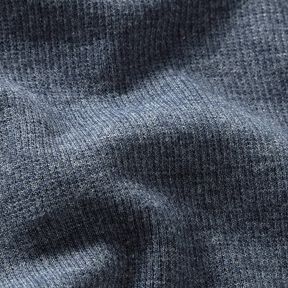 2x2 Bündchen Melange – jeansblau, 