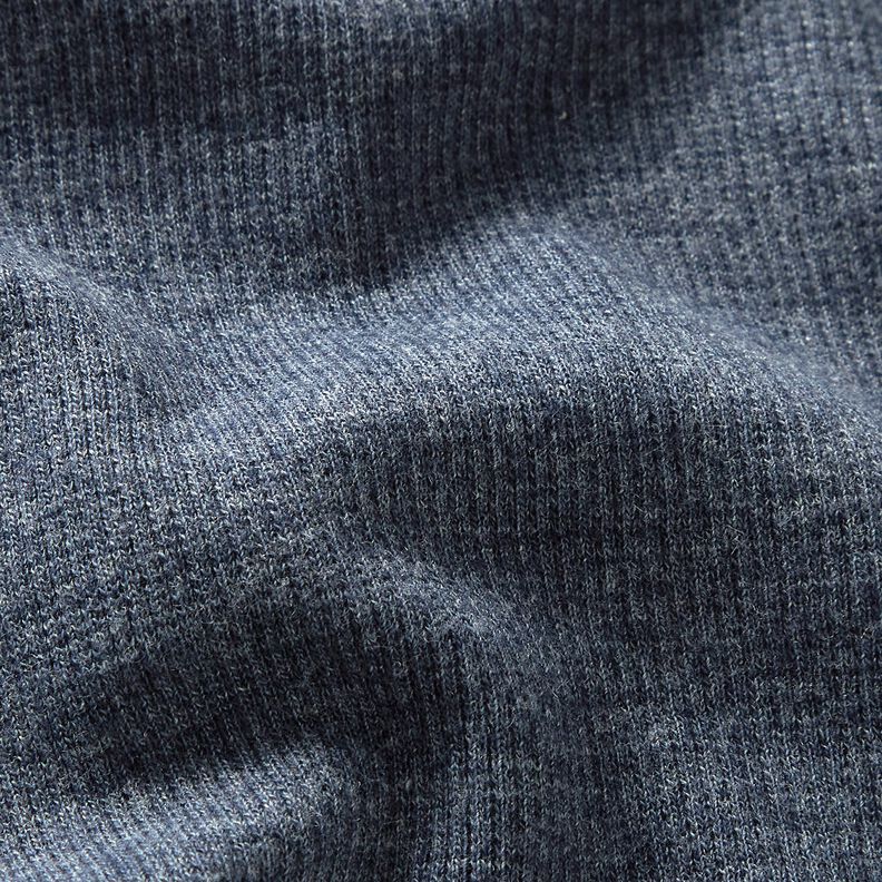 2x2 Bündchen Melange – jeansblau,  image number 2