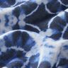 Dekostoff Canvas Batik-Kreise – indigo/weiss,  thumbnail number 2