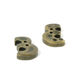 Zahlenknopf 3 - Metalloptik,  thumbnail number 2
