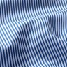 Baumwollpopeline Mini Streifen – königsblau/weiss,  thumbnail number 2
