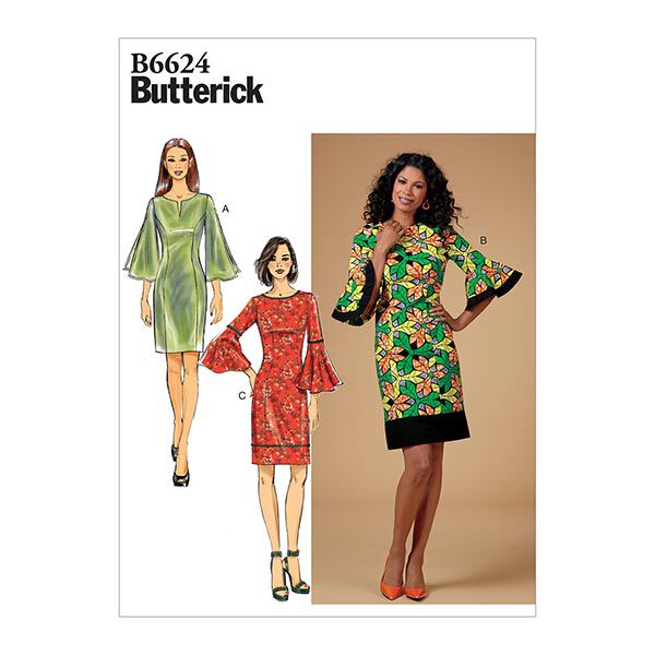 Kleid | Butterick 6624 | 44-50,  image number 1