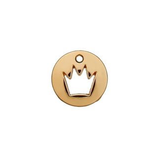 Zierteil Krone [ Ø 12 mm ] – gold metallic, 