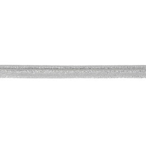 Paspelband Metallic [10 mm] – silber metallic, 