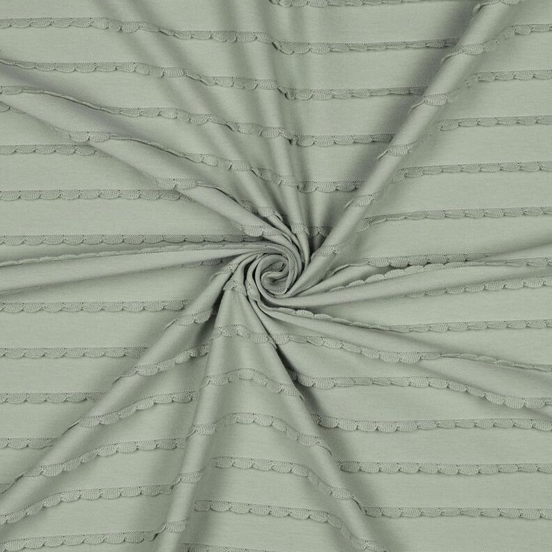 Baumwolljersey R&uuml;schen &ndash; schilf,  image number 3