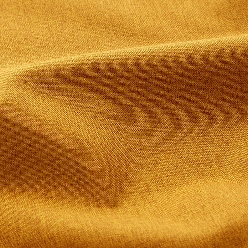 Polsterstoff meliert Uni – currygelb | Reststück 90cm,  image number 2