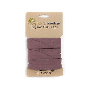 Schrägband Bio-Baumwolljersey [3 m | 20 mm] – aubergine, 