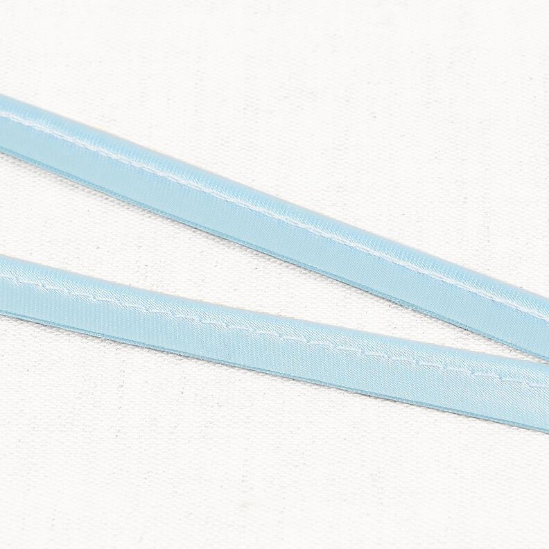 Satin Paspelband [10 mm] – hellblau,  image number 1