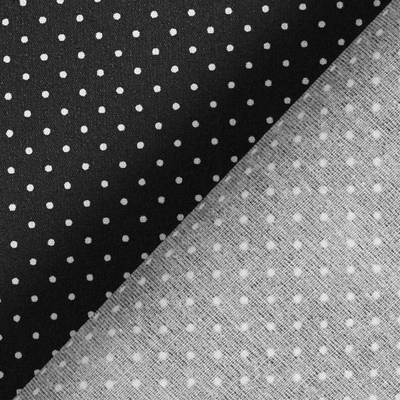 Beschichtete Baumwolle kleine Punkte – schwarz,  image number 5