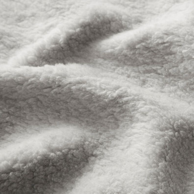 Sherpa Baumwoll-Mix Uni – silbergrau,  image number 2