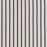 Dekostoff Halbpanama schmale maritime Streifen – natur/marineblau,  thumbnail number 1