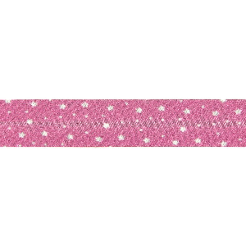 Schrägband Sterne Bio-Baumwolle [20 mm] – pink,  image number 1