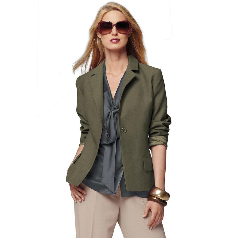 Bi-Stretch Gabardine – khaki,  image number 6