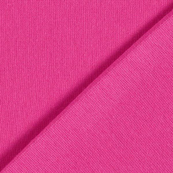 Bündchenstoff Uni – intensiv pink,  image number 5