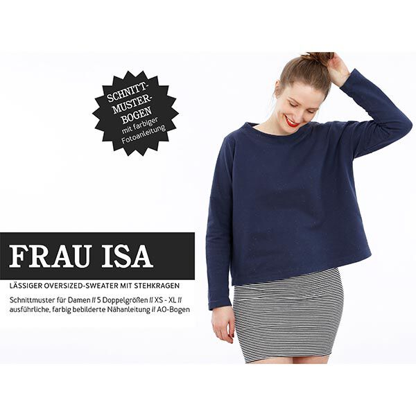 FRAU ISA Sweater mit Stehkragen | Studio Schnittreif | XS-XL,  image number 1