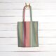 Outdoorstoff Canvas bunte Streifen – dunkles altrosa,  thumbnail number 8