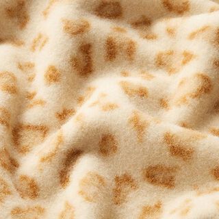 Flauschiger Fleece Leo – hellbeige/karamell, 