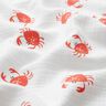 GOTS Musselin/ Doppel-Krinkel Gewebe Krebse | Poppy Fabrics – elfenbein,  thumbnail number 2