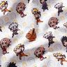 Baumwollpopeline Chibi Naruto Lizenzstoff – weiss,  thumbnail number 2