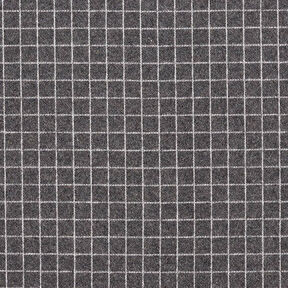Strickjacquard Aufgraut Gitterkaro – dunkelgrau, 