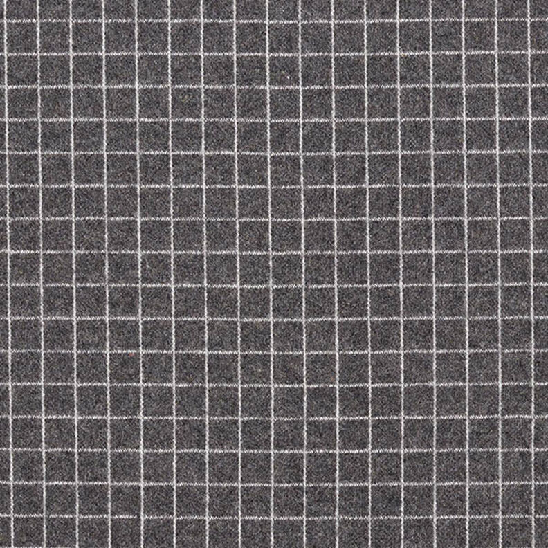 Strickjacquard Aufgraut Gitterkaro – dunkelgrau,  image number 1