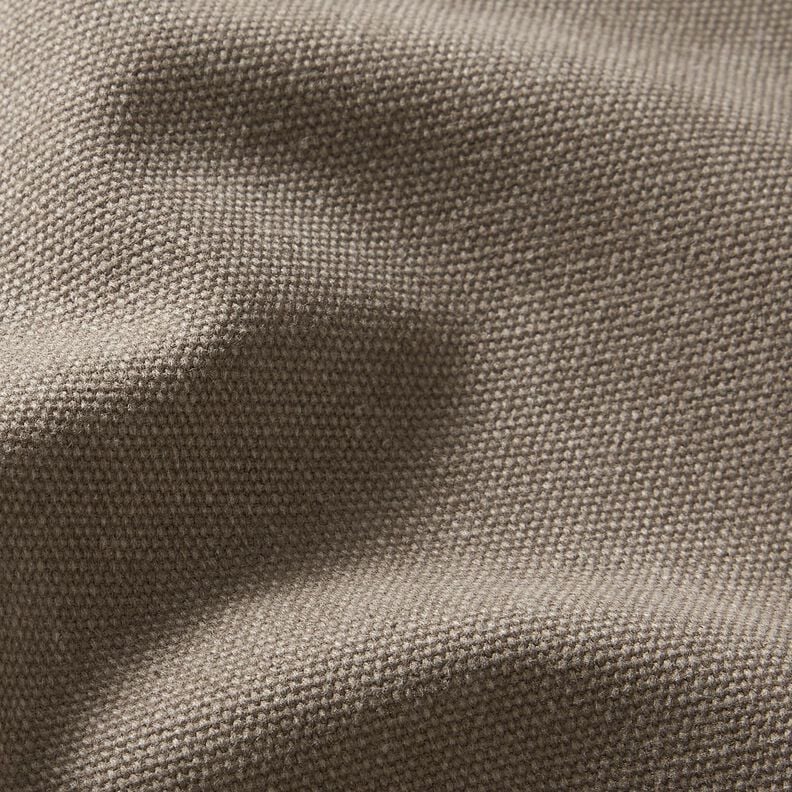 Dekostoff Canvas gewachst – taupe,  image number 2